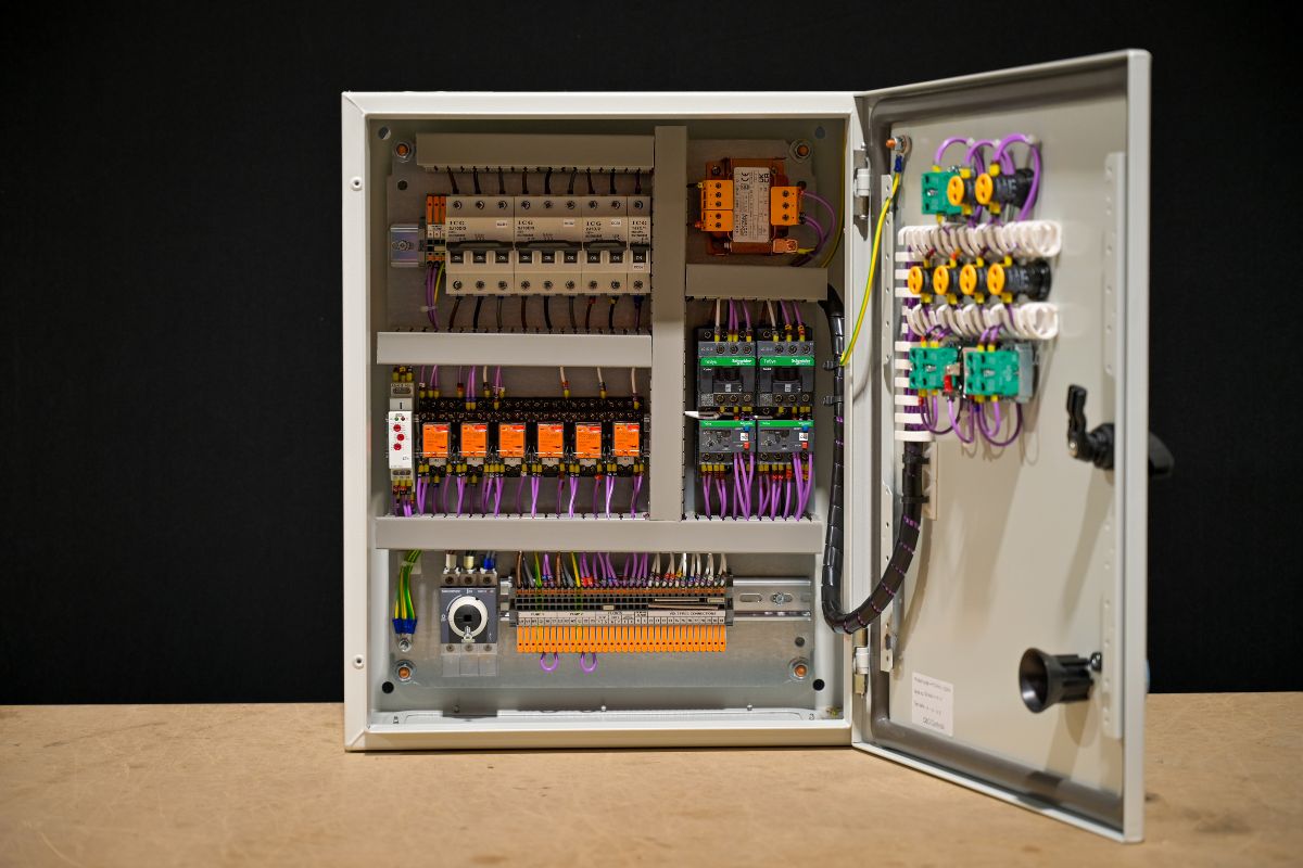 Basix View panel with the door open